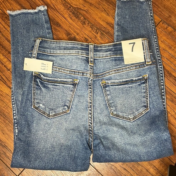 Girls GAP Denim Jegging Ankle High Rise - Picture 2 of 3